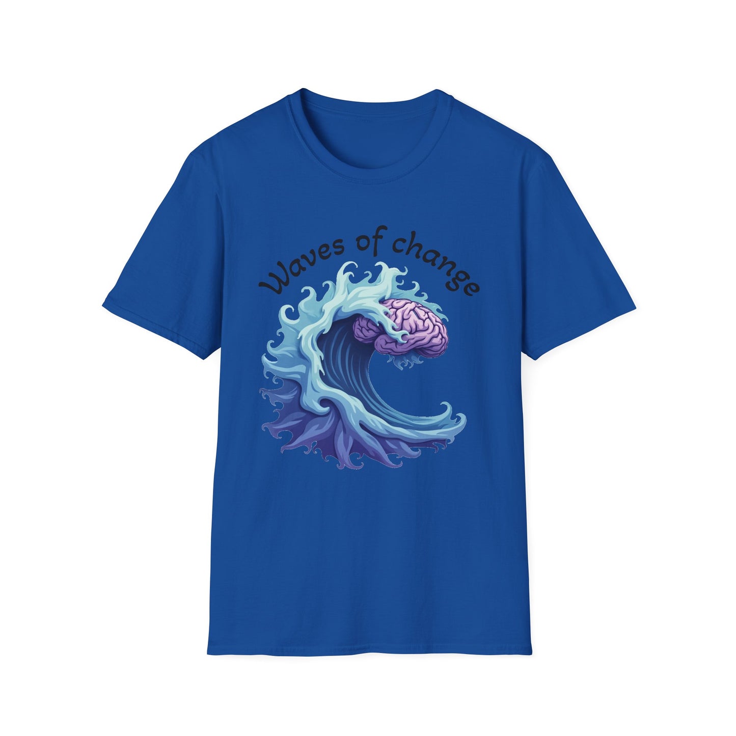Waves of Change T-Shirt – Mental Health & Personal Growth Graphic Tee
