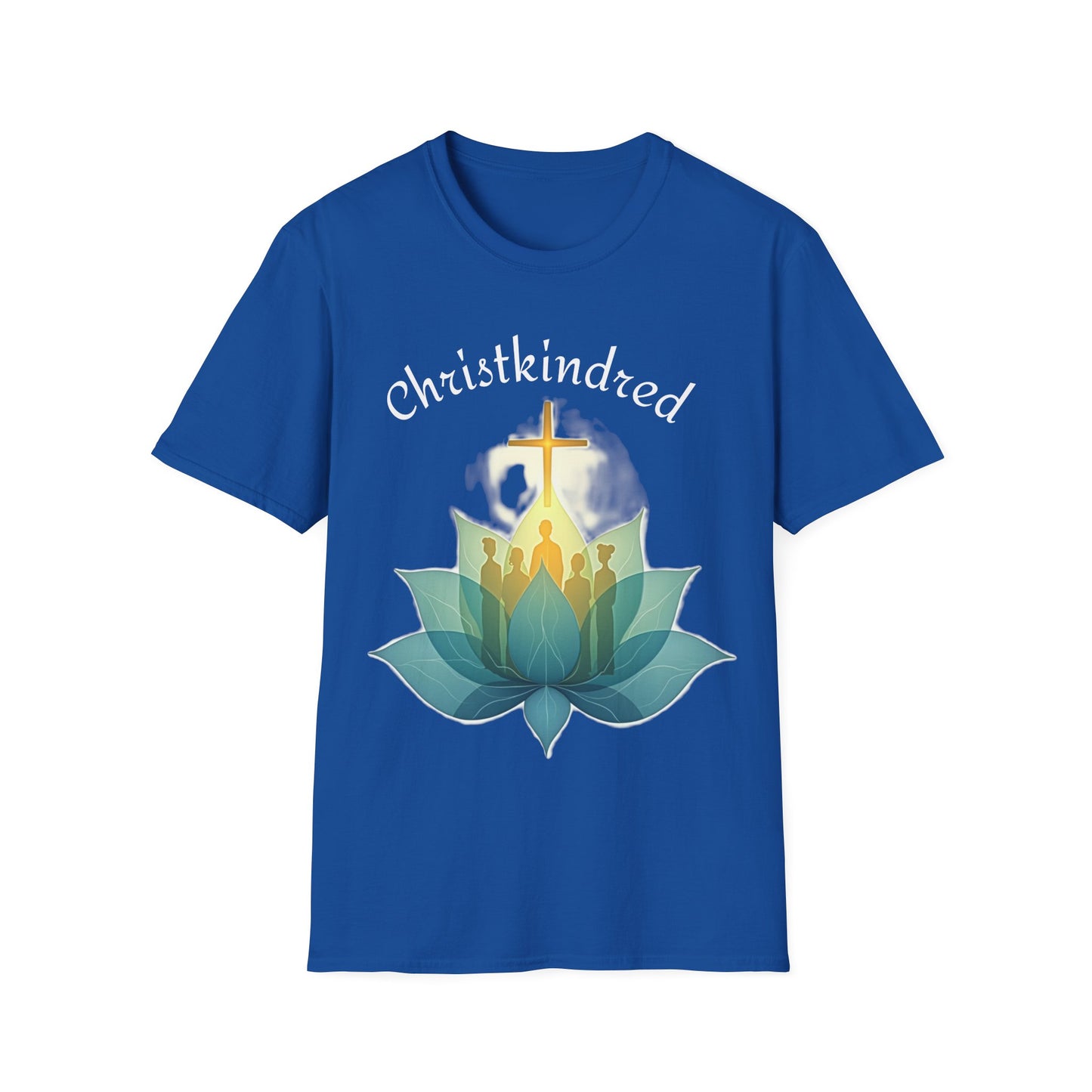 Christkindred T-Shirt – Christian Faith Shirt with Cross & Lotus Design