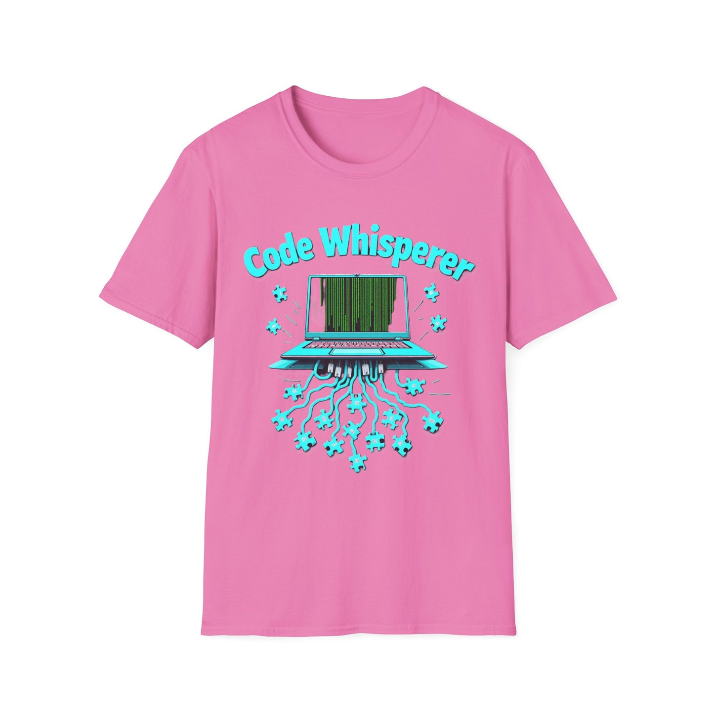Code Whisperer Autism Pride T-Shirt – Neurodivergent Programmer Puzzle Piece Shirt