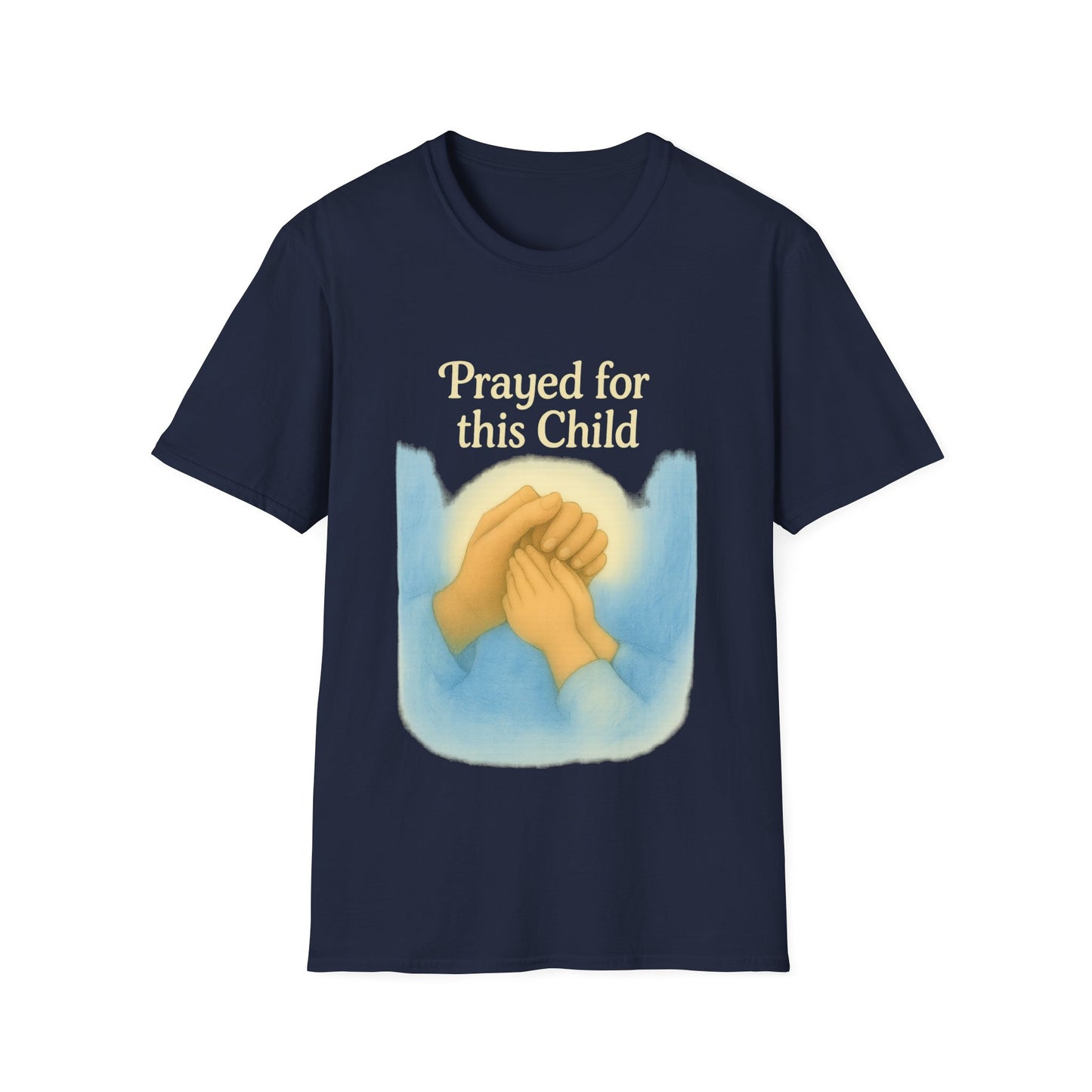 Prayed For This Child T-Shirt | Christian Parenting Faith Tee | New Baby & Adoption Miracle Graphic Shirt