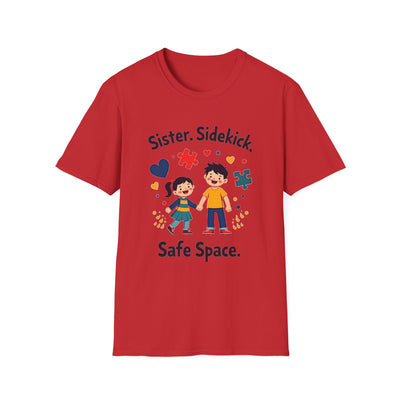 Sister, Sidekick, Safe Space T-Shirt - Soft Ladies Tee