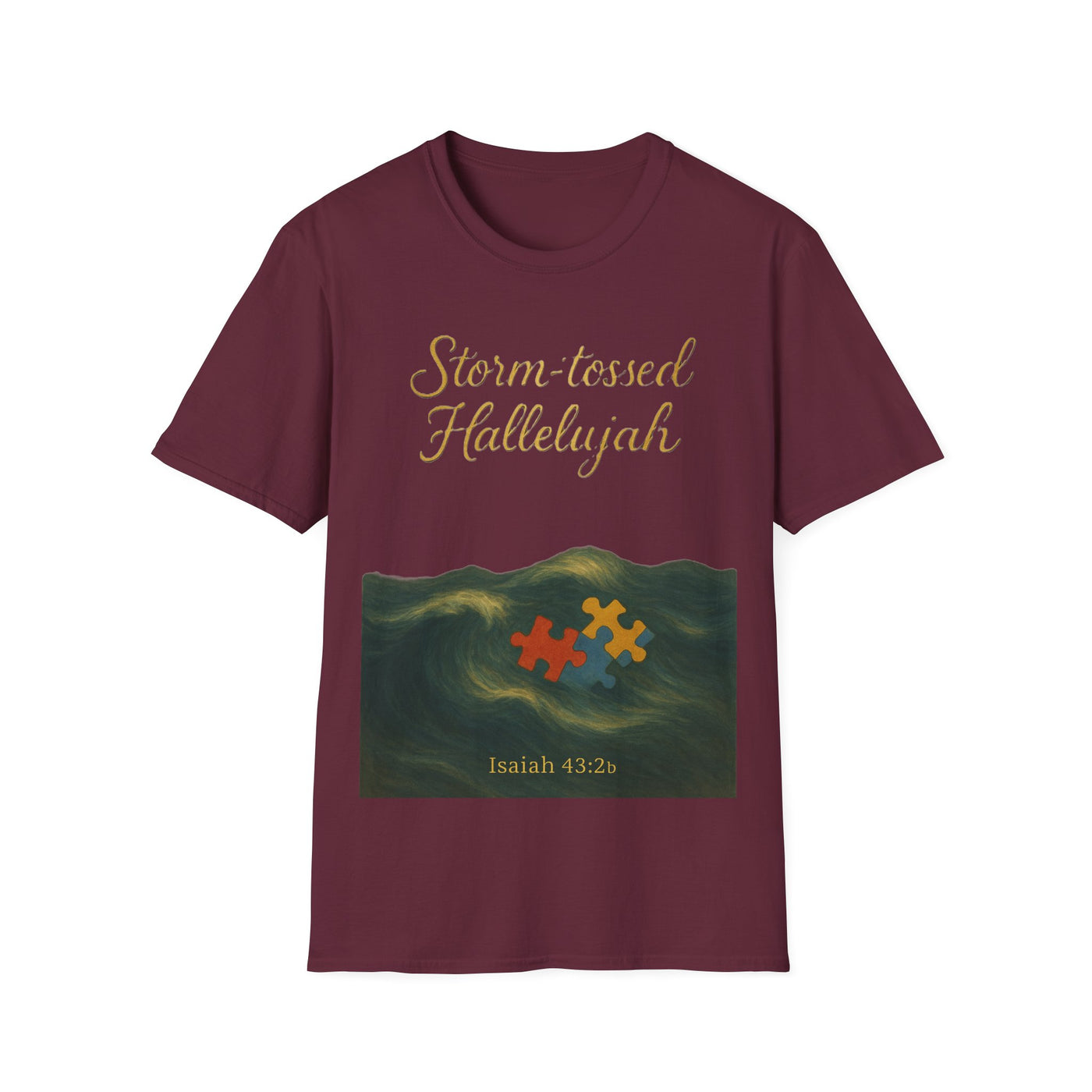Storm Tossed Hallelujah T-Shirt - Soft Unisex Tee