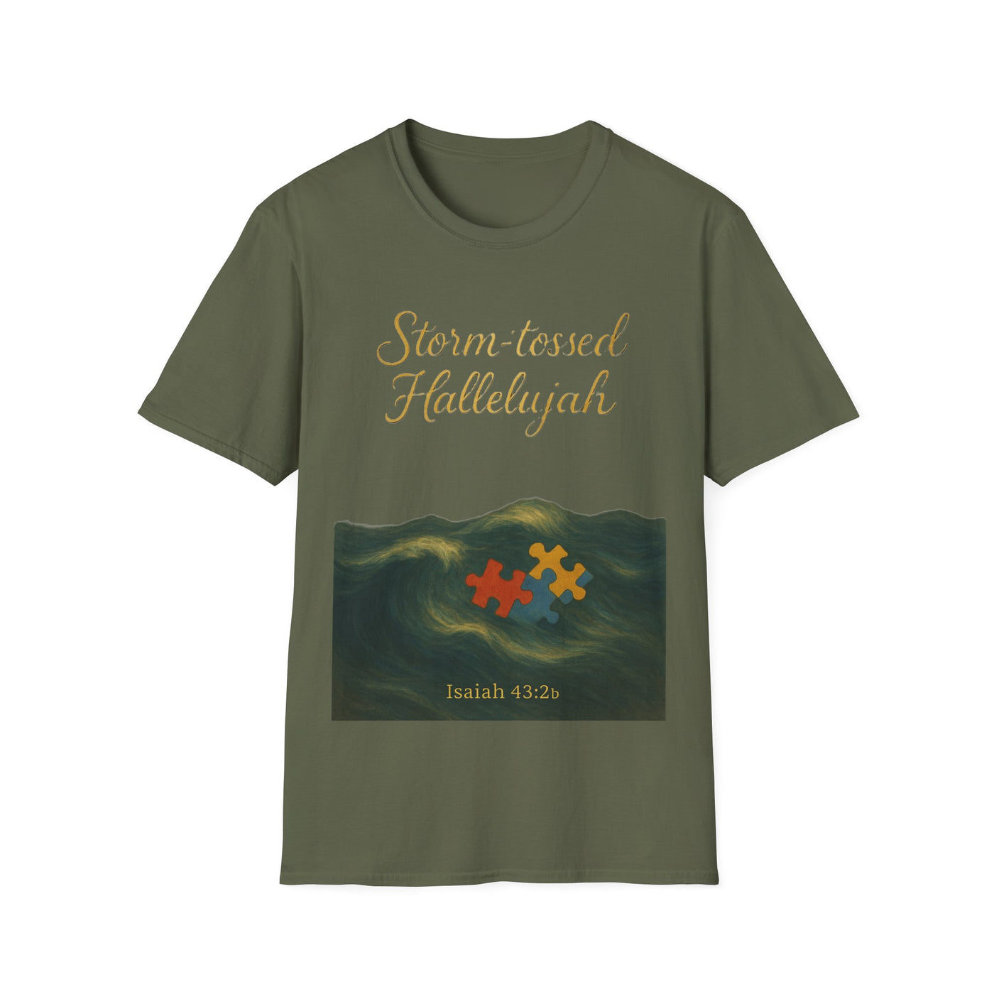 Storm Tossed Hallelujah T-Shirt - Soft Unisex Tee