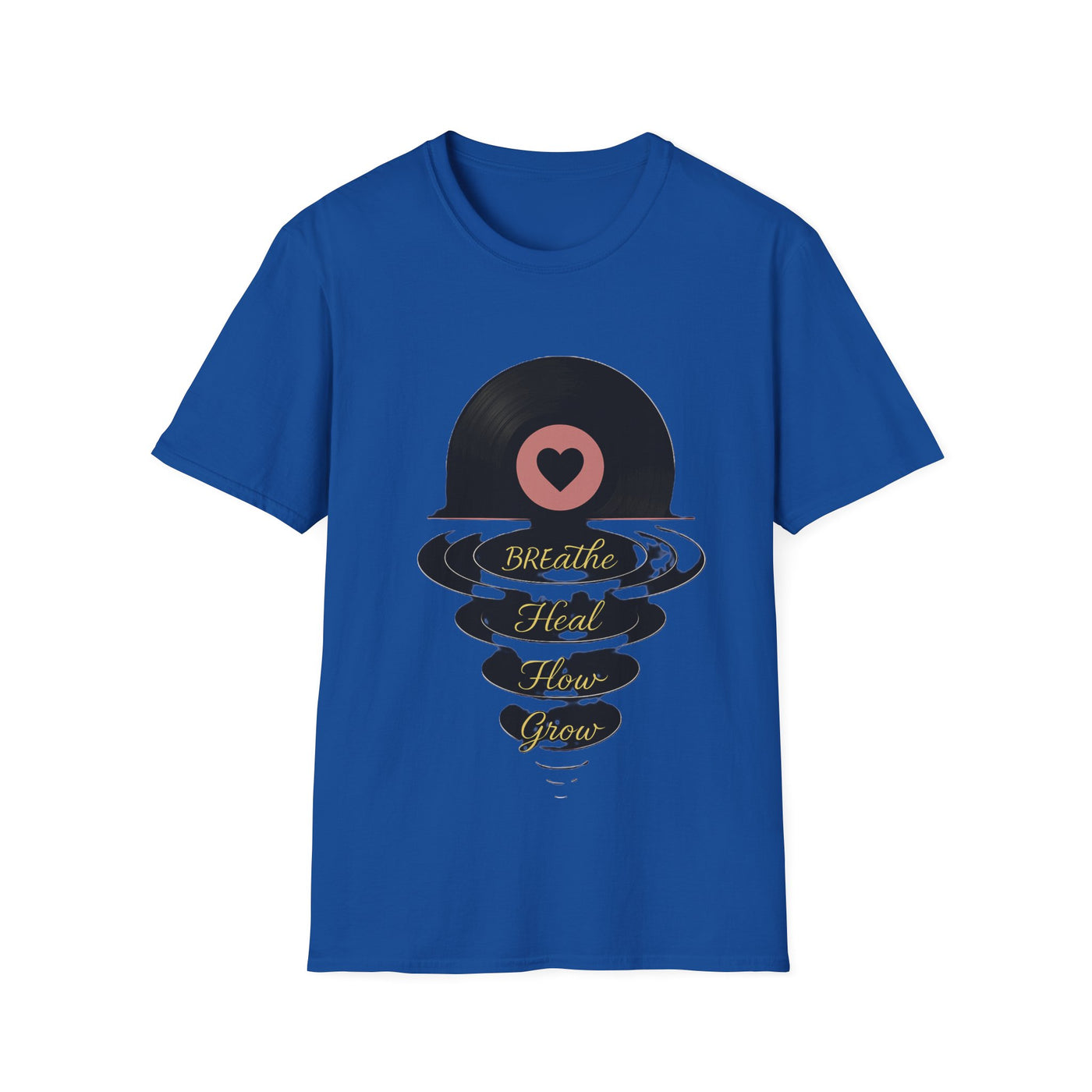 Breath, Heal, Flow, Grow T-Shirt - Soft Unisex Tee
