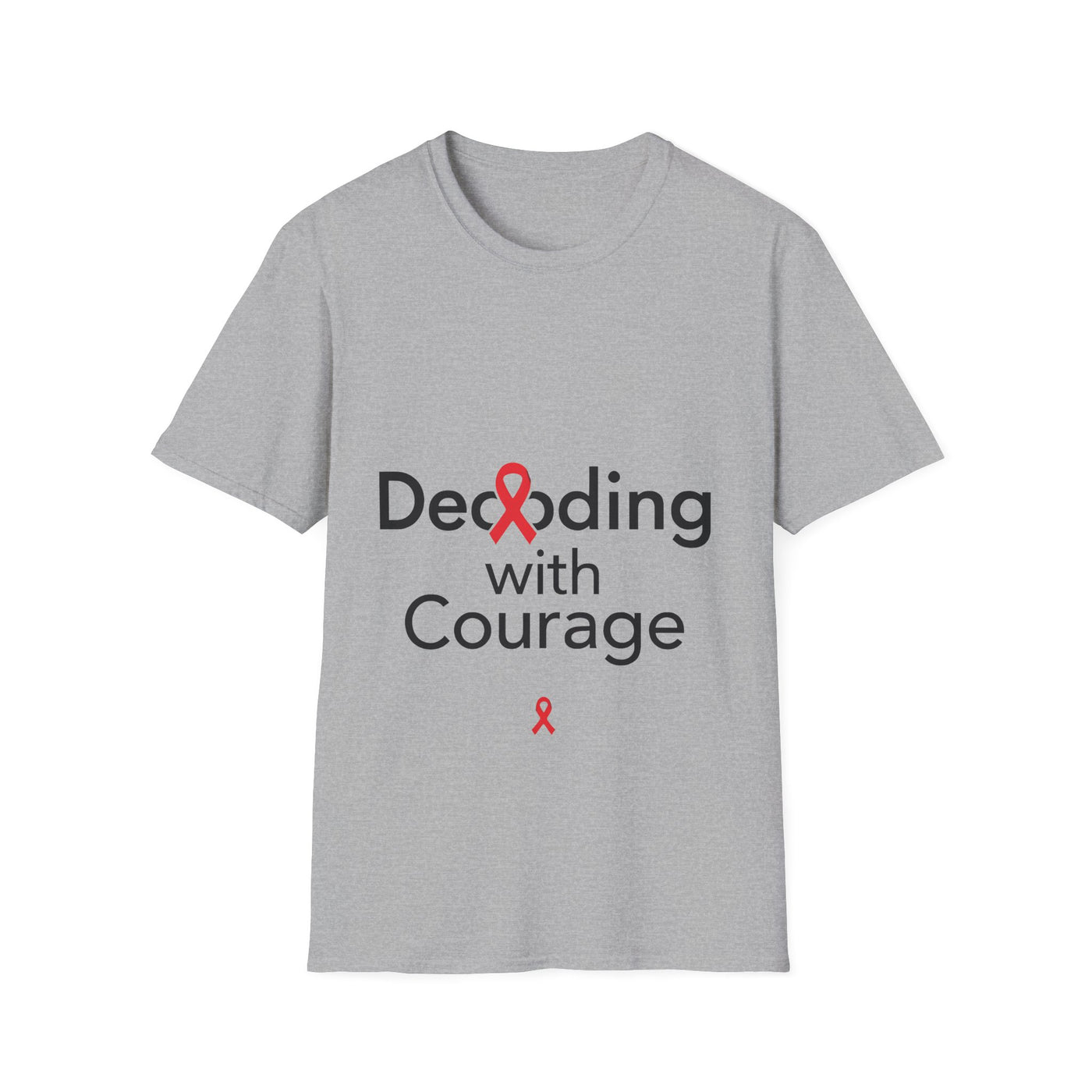 Decoding with Courage Dyslexia Awareness T-Shirt - Soft Unisex Tee
