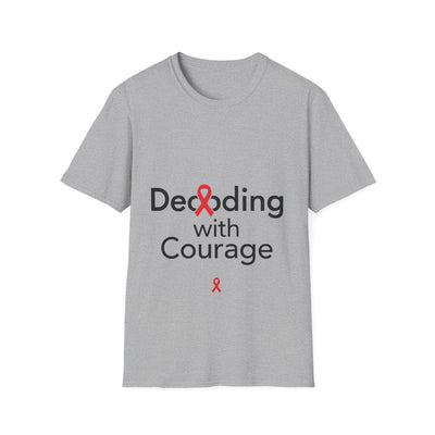 Decoding with Courage Dyslexia Awareness T-Shirt - Soft Unisex Tee