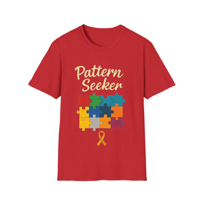 Pattern Seeker Autism Awareness T-Shirt – Neurodiversity Puzzle Piece Tee