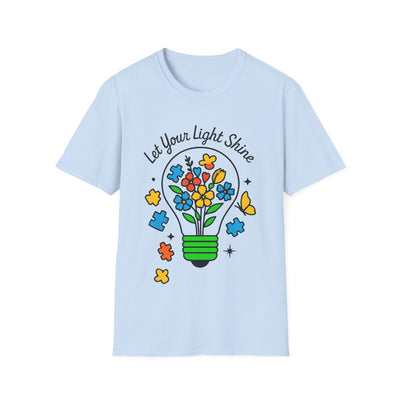 Let Your Light Shine T-Shirt - Soft Unisex Tee