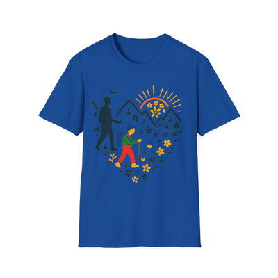 Father And Child Hiking T-Shirt - Soft Unisex Tee