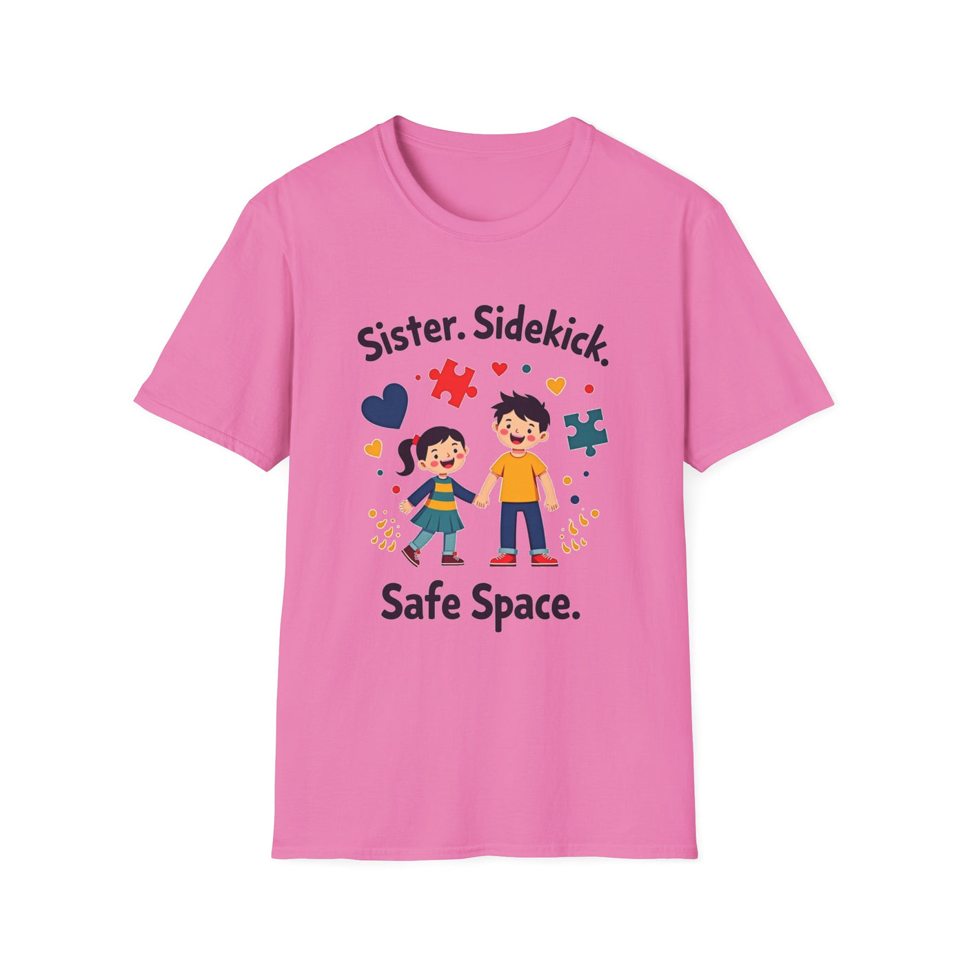 Sister, Sidekick, Safe Space T-Shirt - Soft Ladies Tee