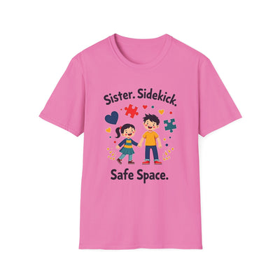 Sister, Sidekick, Safe Space T-Shirt - Soft Ladies Tee