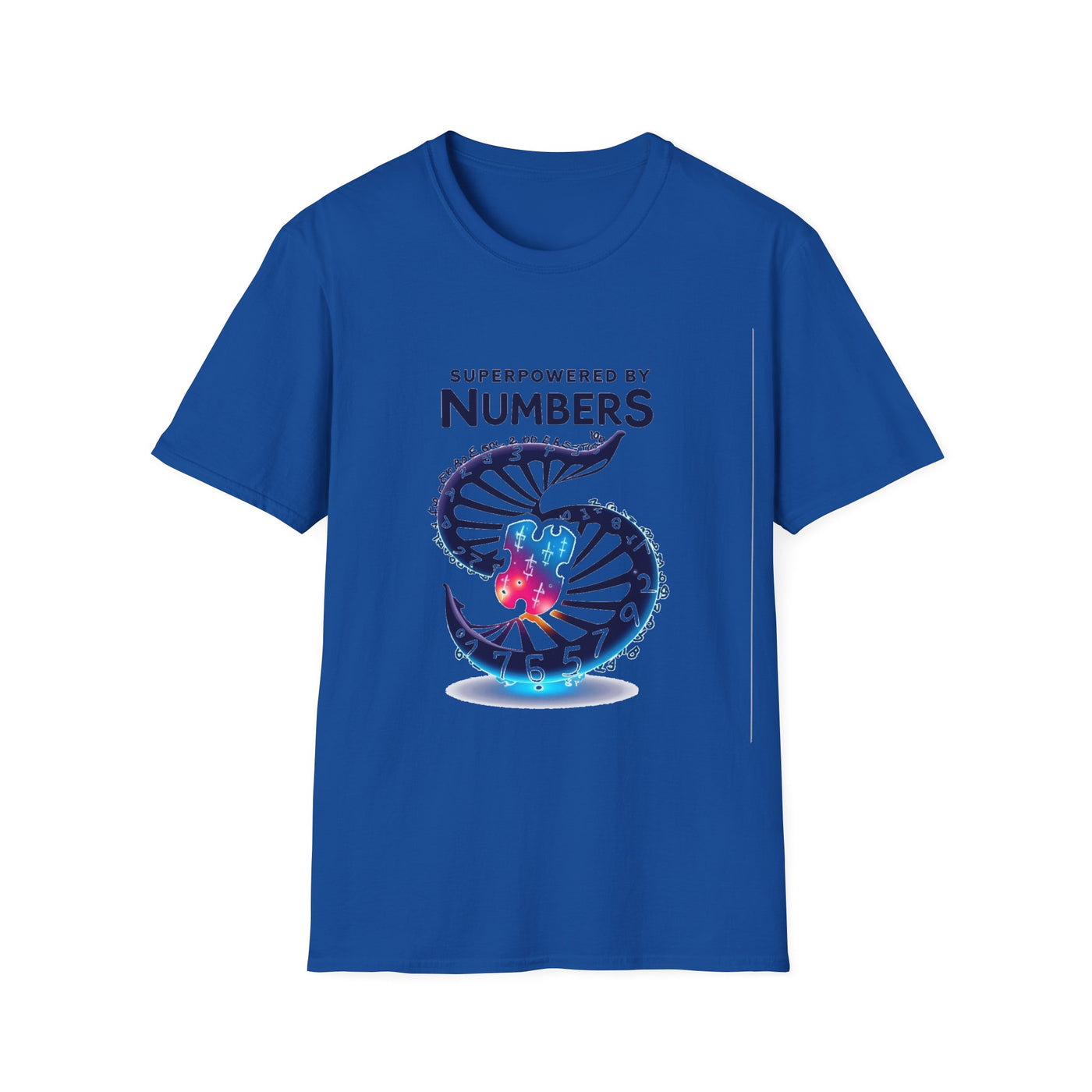 Superpowered By Numbers T-Shirt - Soft Unisex Tee