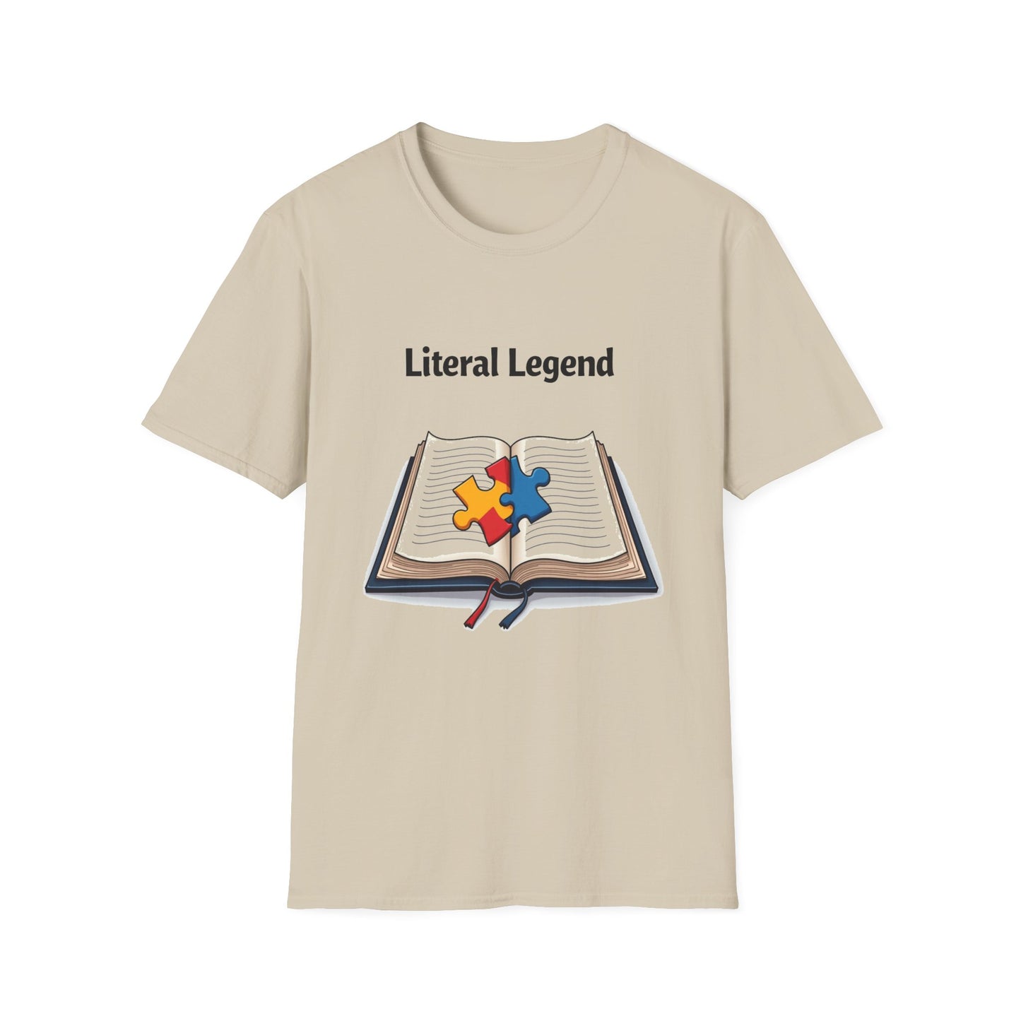 Literal Legend Shirt – Puzzle Piece Design for Autism Advocacy and Pride