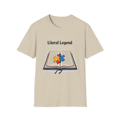 Literal Legend Shirt – Puzzle Piece Design for Autism Advocacy and Pride