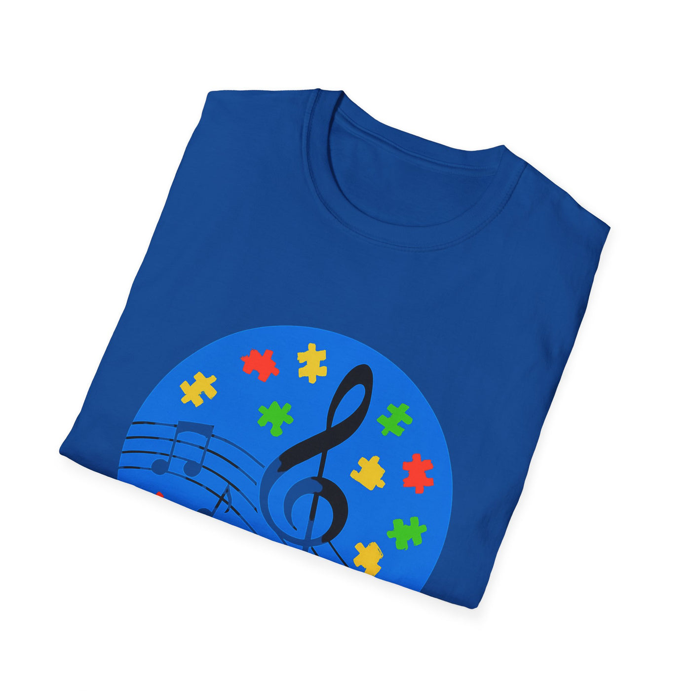 Autism Awareness Music T-Shirt - Soft Unisex Tee