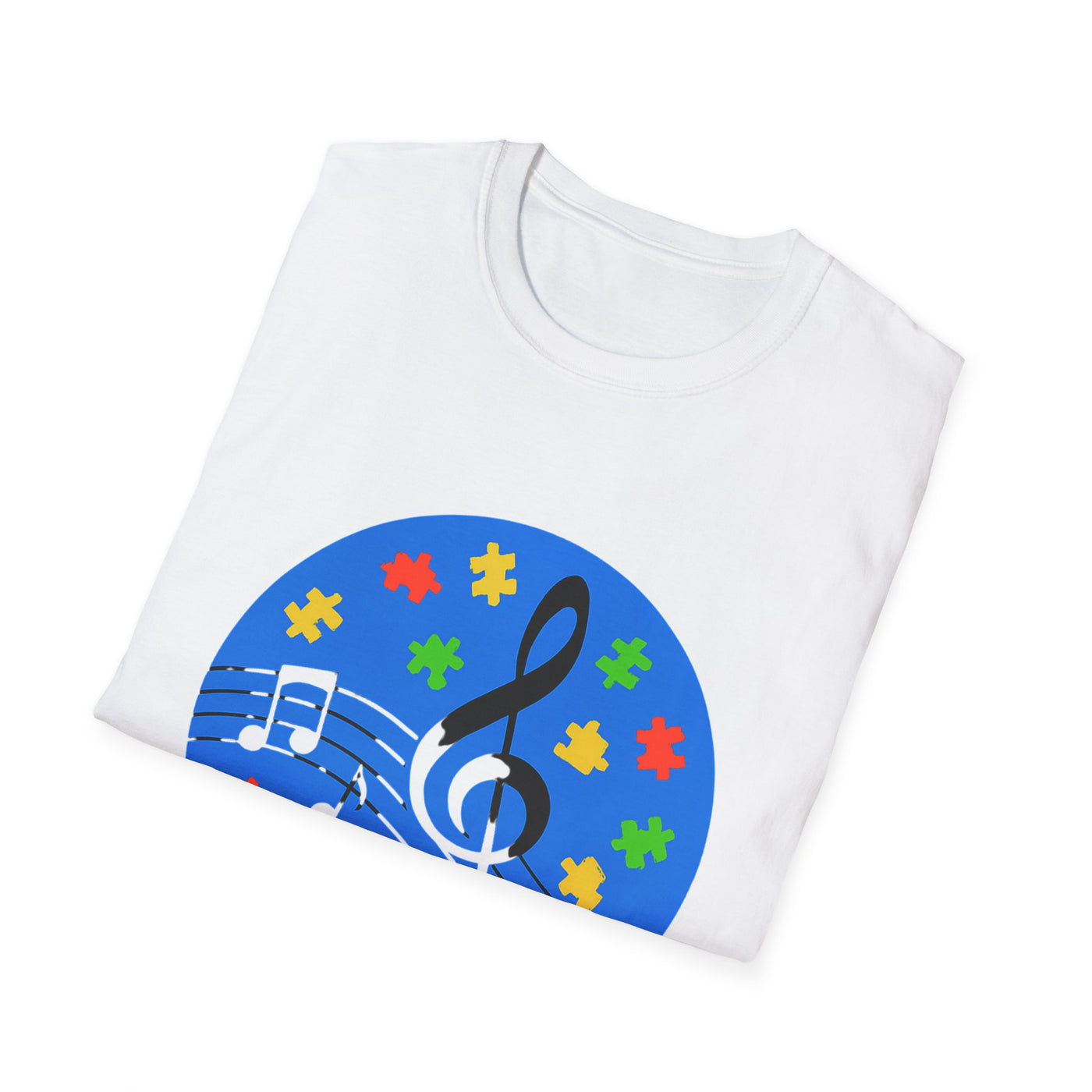Autism Awareness Music T-Shirt - Soft Unisex Tee