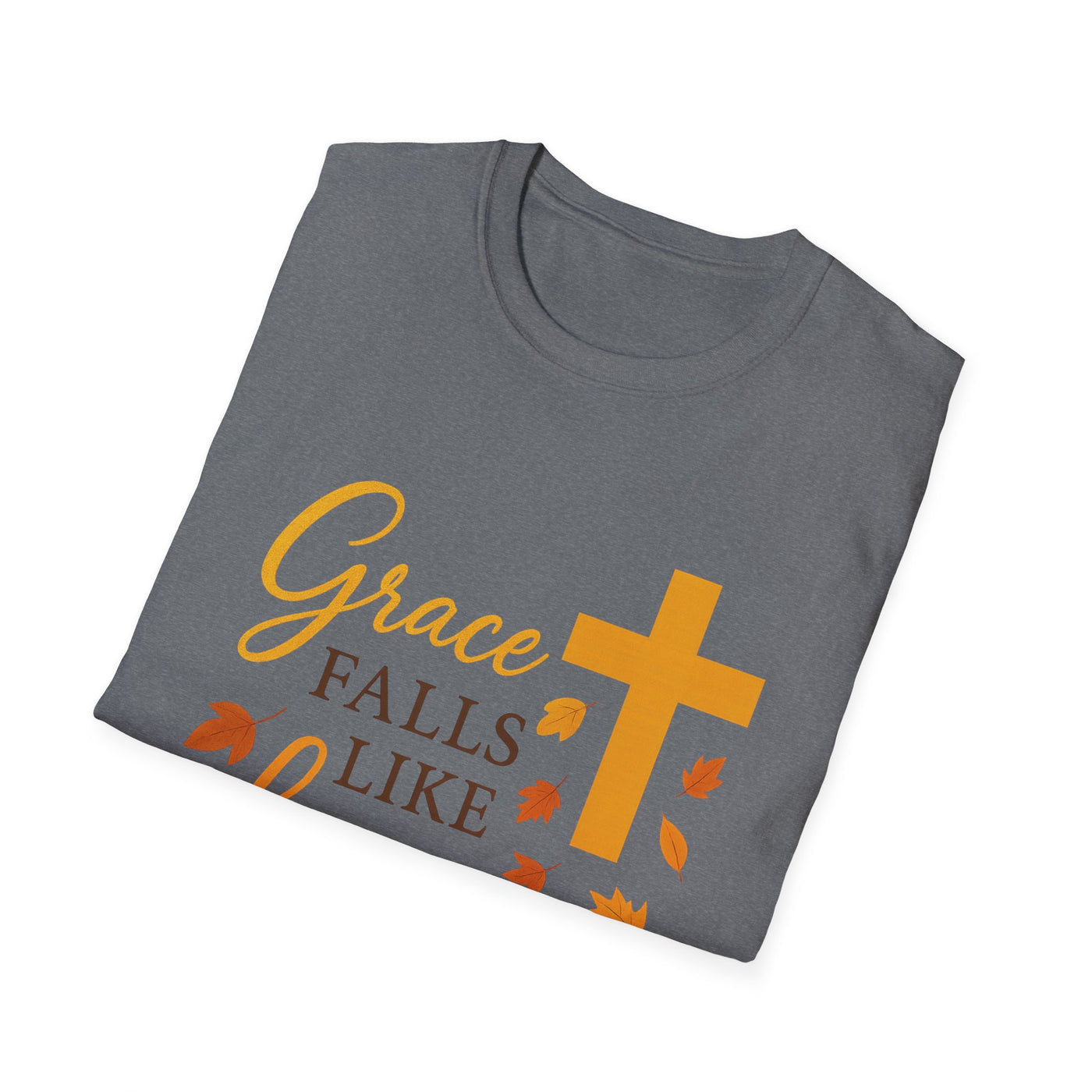Grace Falls Like Leaves T-Shirt - Soft Unisex Tee
