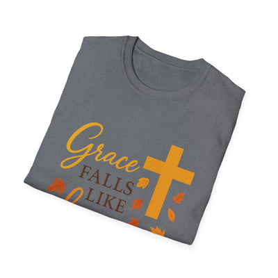 Grace Falls Like Leaves T-Shirt - Soft Unisex Tee