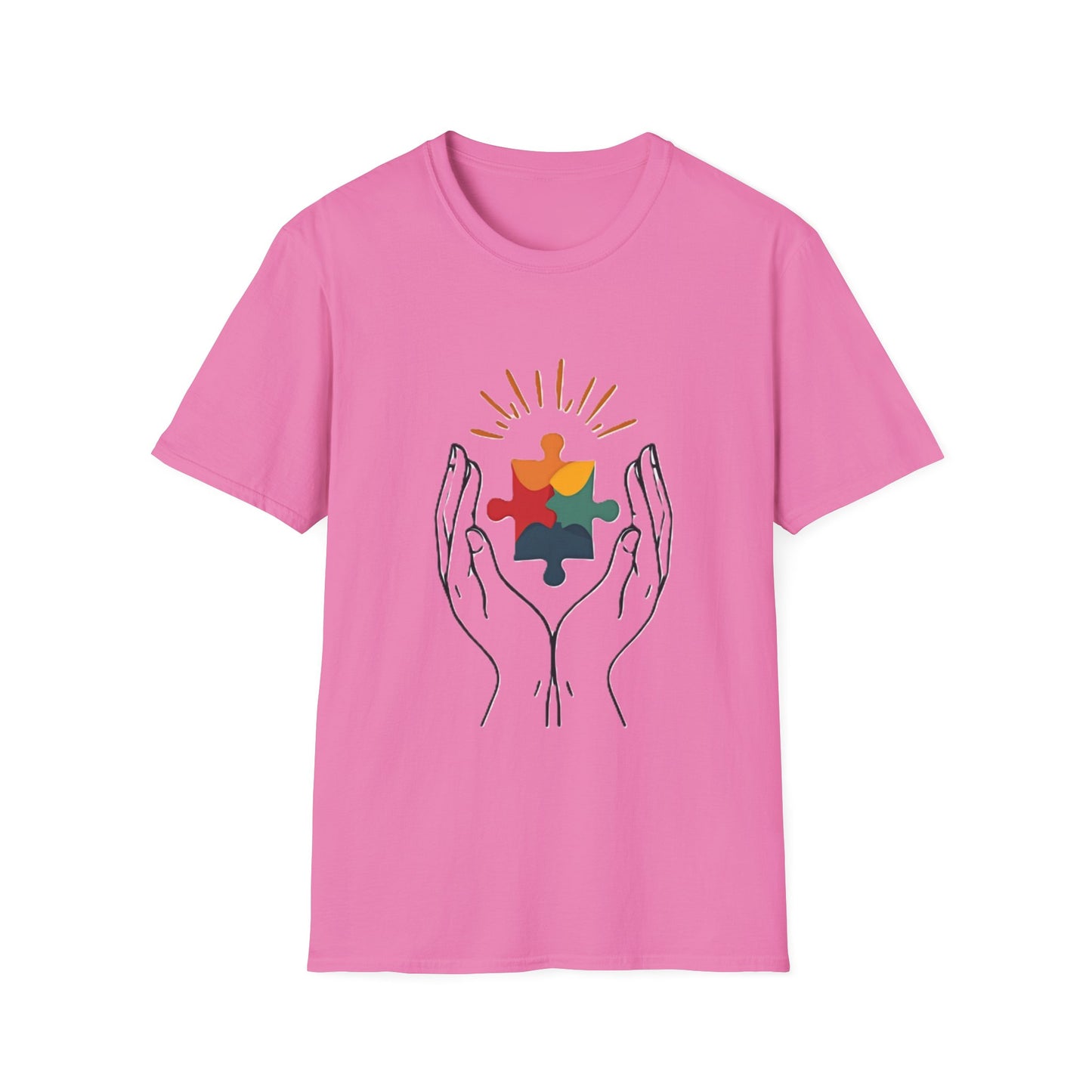 Autism Acceptance Hands of Hope T-Shirt – Neurodiversity Support & Inclusion Tee