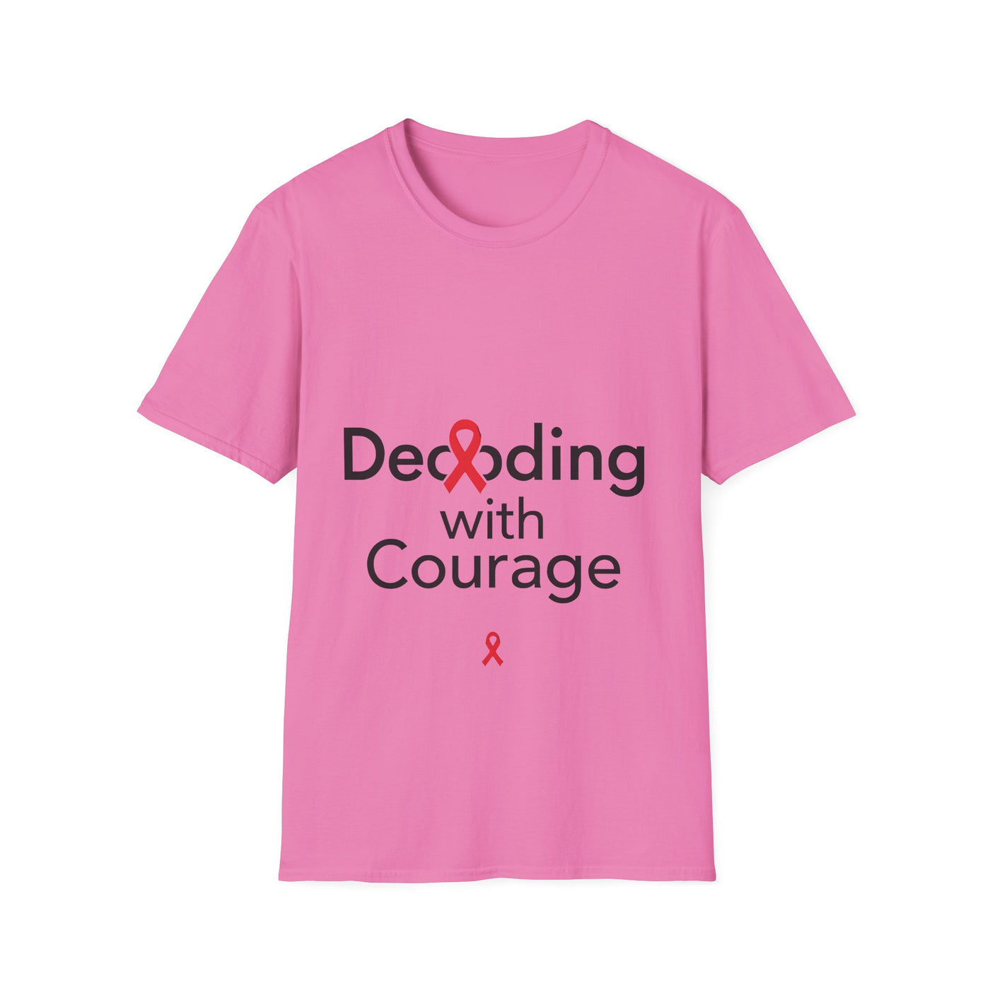 Decoding with Courage Dyslexia Awareness T-Shirt - Soft Unisex Tee