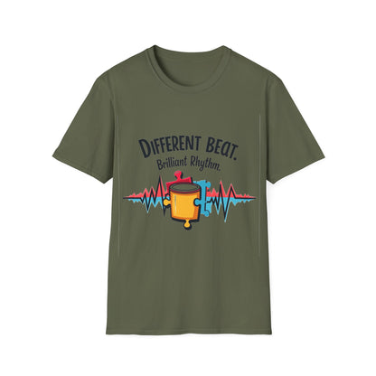 Different Beat, Brilliant Rhythm Shirt – Puzzle Piece Design for Unique Music Lovers