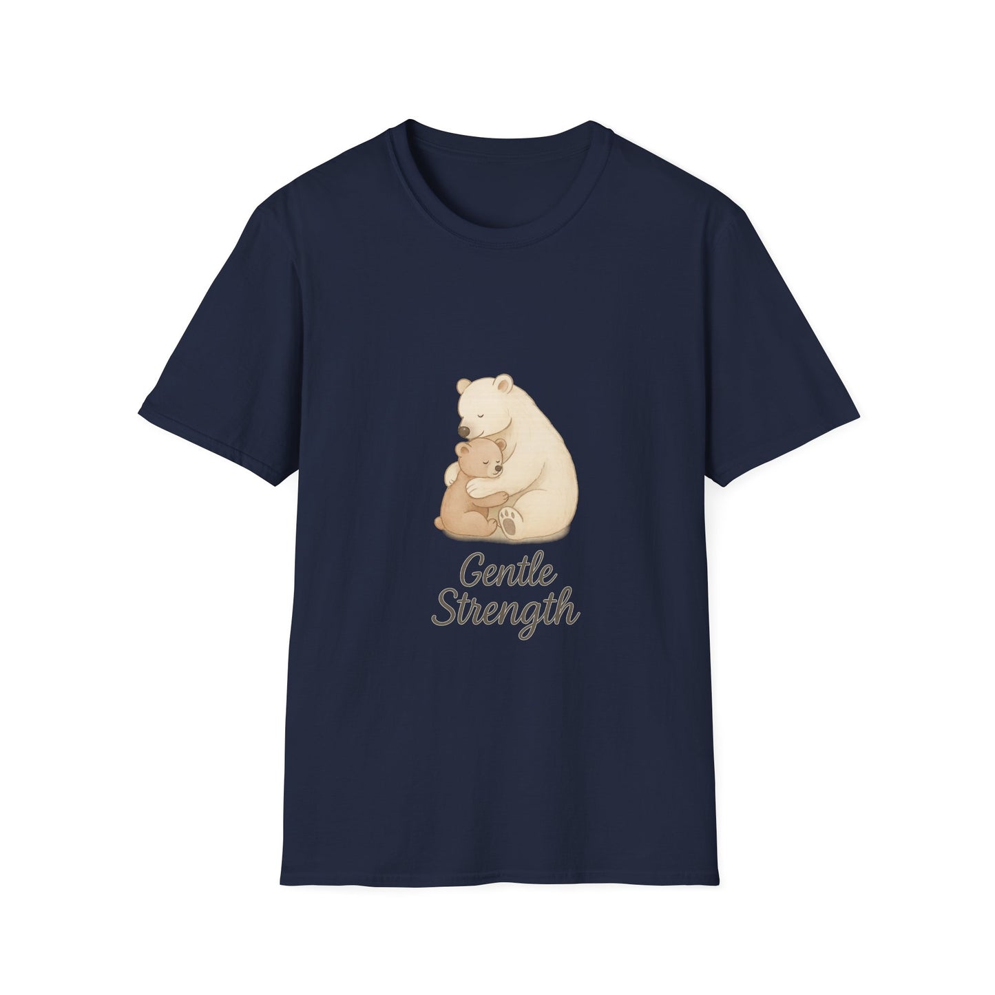 Gentle Strength Shirt – Bear & Cub T-Shirt for Compassion, Love, and Family
