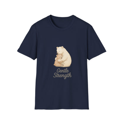 Gentle Strength Shirt – Bear & Cub T-Shirt for Compassion, Love, and Family