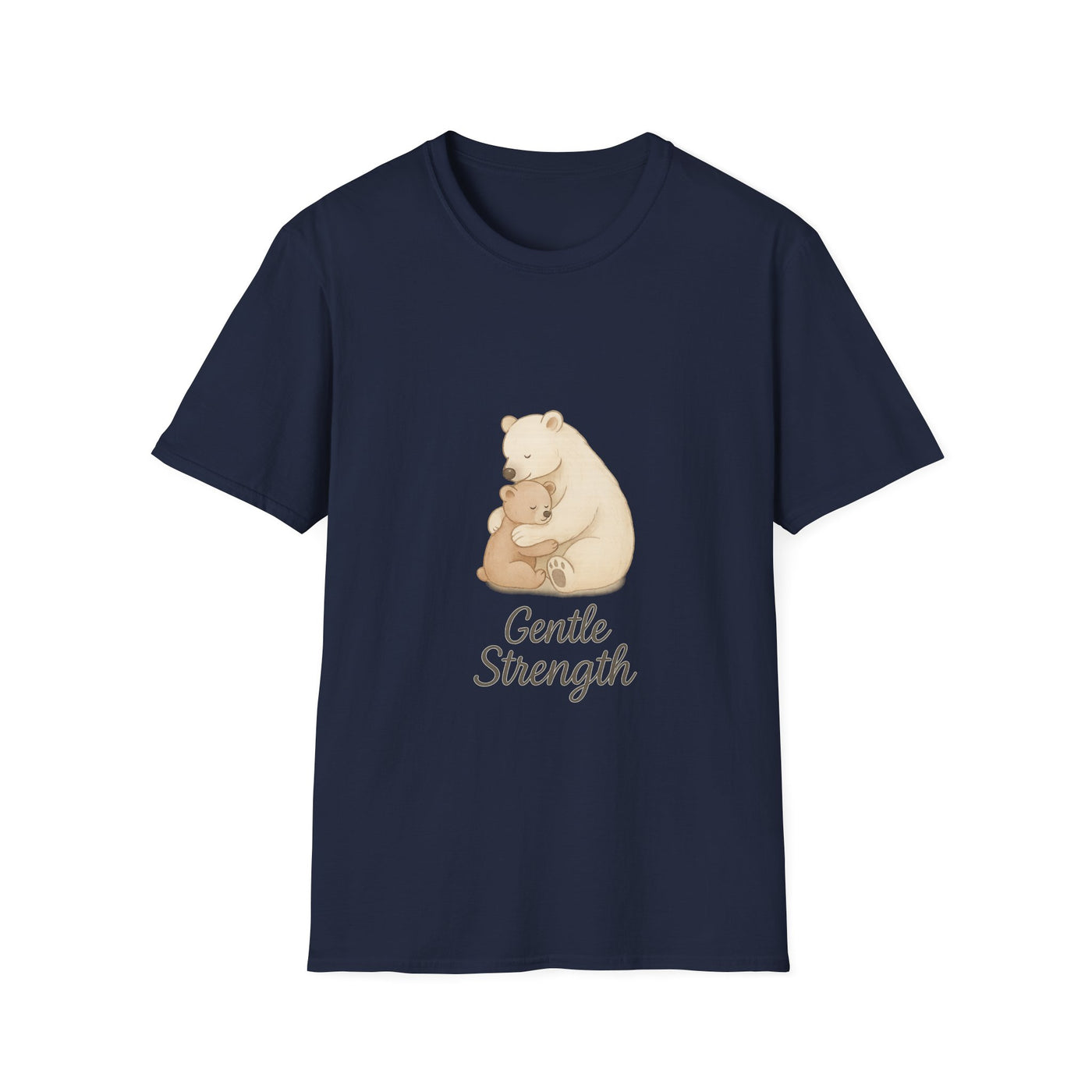Gentle Strength Bear T-Shirt - Soft Unisex Tee, Comfort Wear