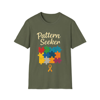 Pattern Seeker Autism Awareness T-Shirt – Neurodiversity Puzzle Piece Tee