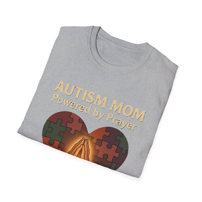 Autism Mum Powered By Prayer T-Shirt - Soft Women's Tee