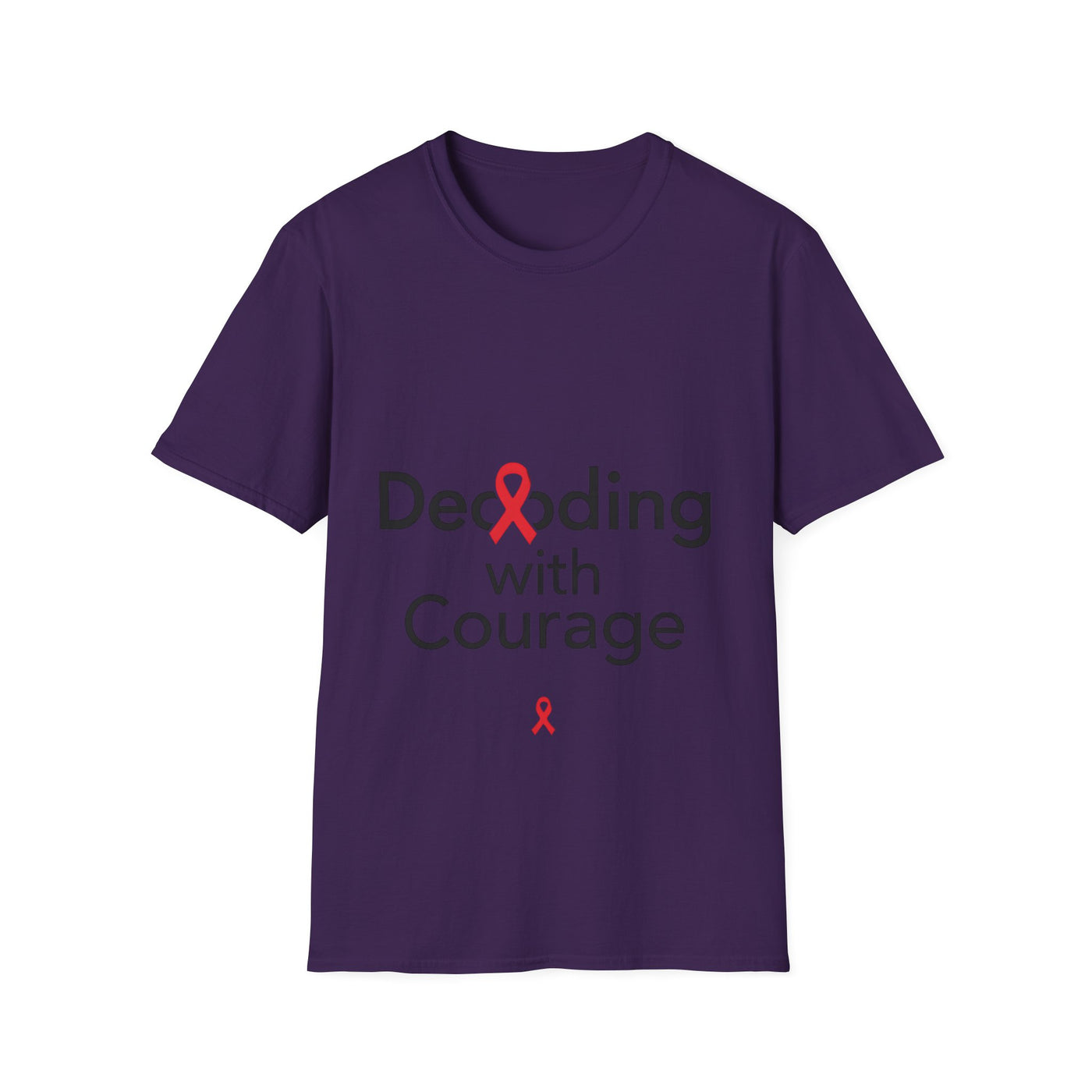 Decoding with Courage Dyslexia Awareness T-Shirt - Soft Unisex Tee
