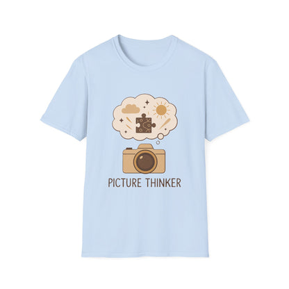 Picture Thinker Shirt – Creative Autism Awareness & Puzzle Thinking T-shirt