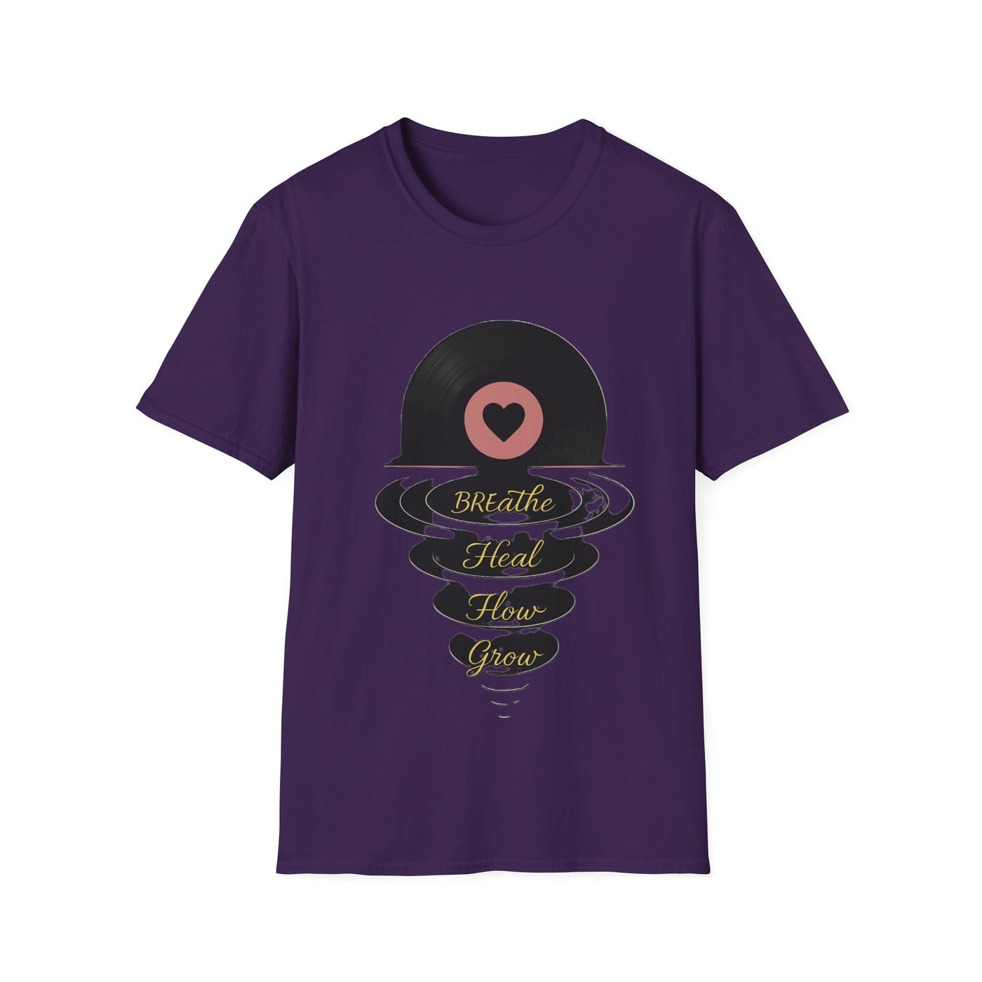 Breath, Heal, Flow, Grow T-Shirt - Soft Unisex Tee