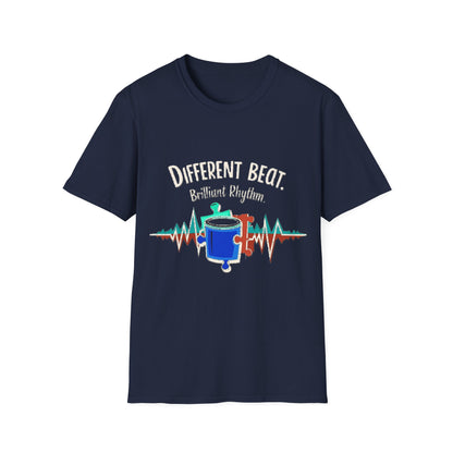 Different Beat, Brilliant Rhythm Shirt – Puzzle Piece Design for Unique Music Lovers