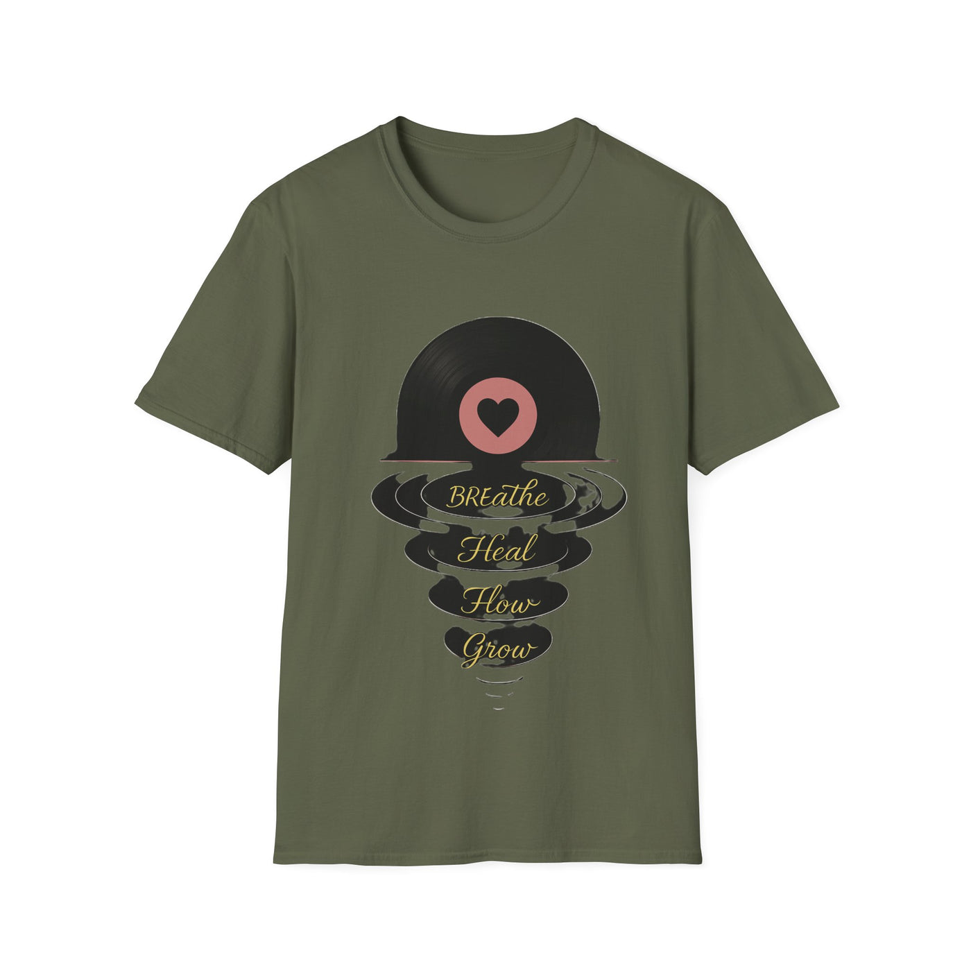 Breath, Heal, Flow, Grow T-Shirt - Soft Unisex Tee