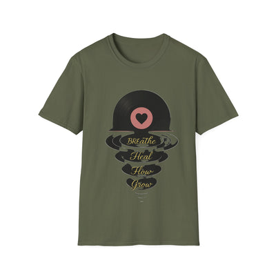 Breath, Heal, Flow, Grow T-Shirt - Soft Unisex Tee