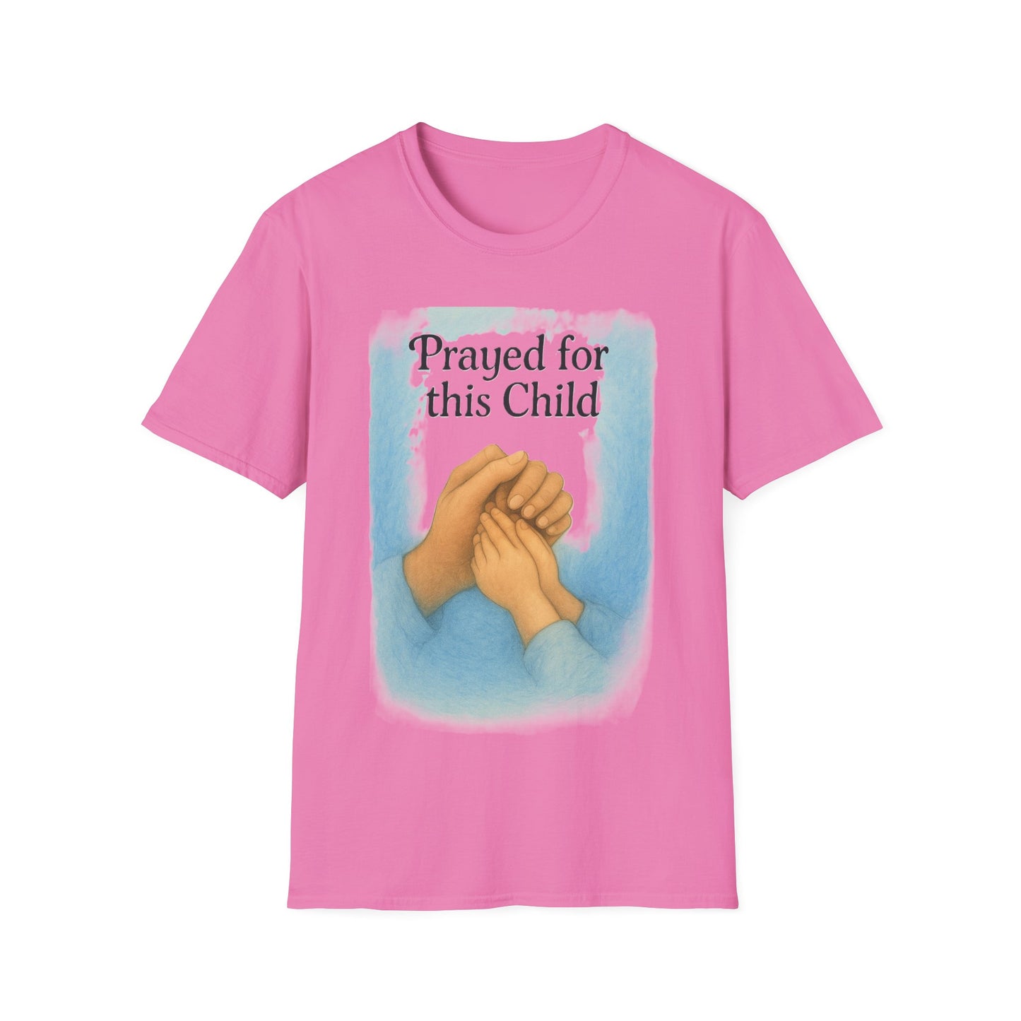 Prayed For This Child T-Shirt | Christian Parenting Faith Tee | New Baby & Adoption Miracle Graphic Shirt