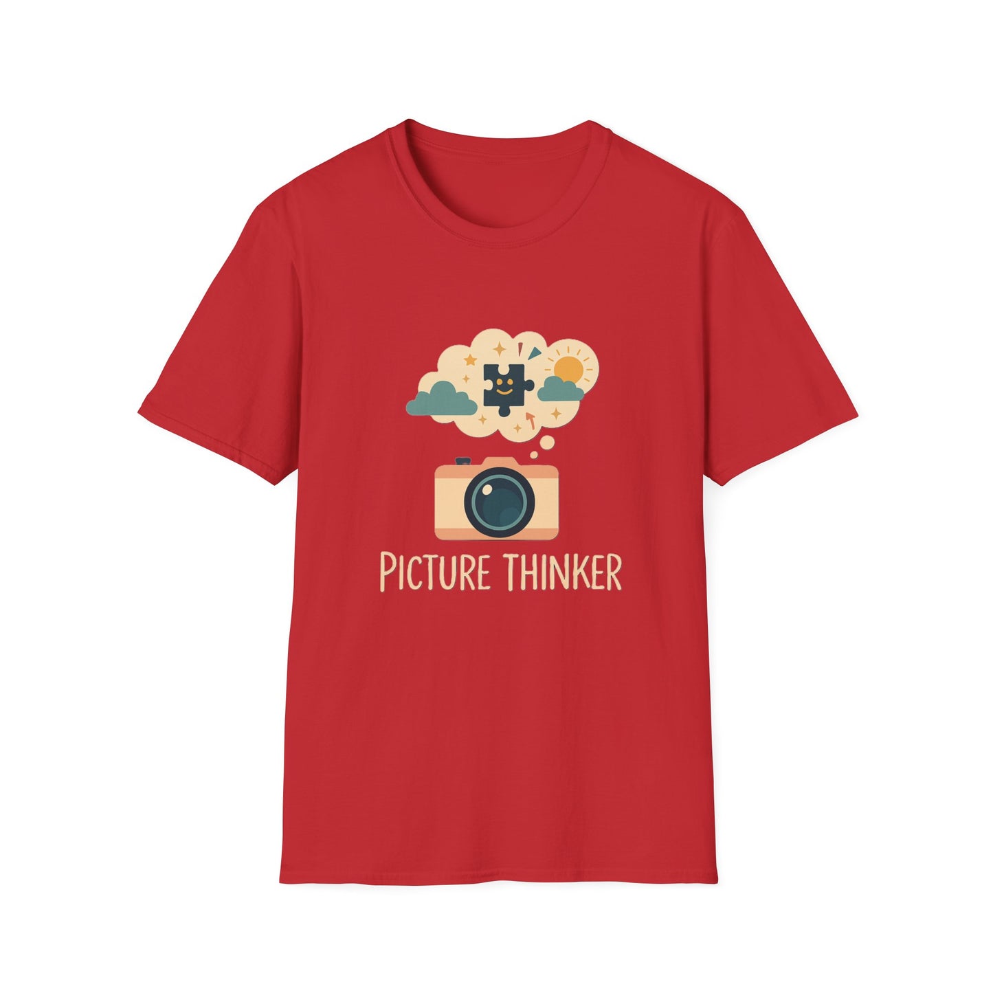 Picture Thinker Shirt – Creative Autism Awareness & Puzzle Thinking T-shirt