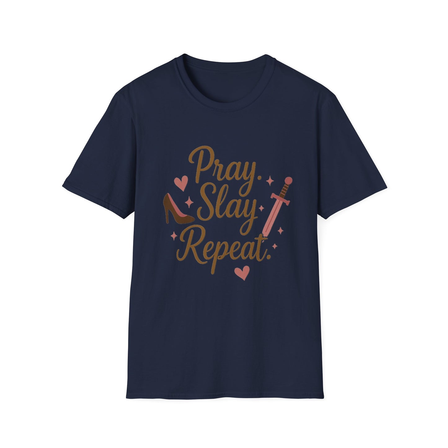 Pray Slay Repeat Shirt – Empowering Women's Strength T-Shirt with Inspirational Design
