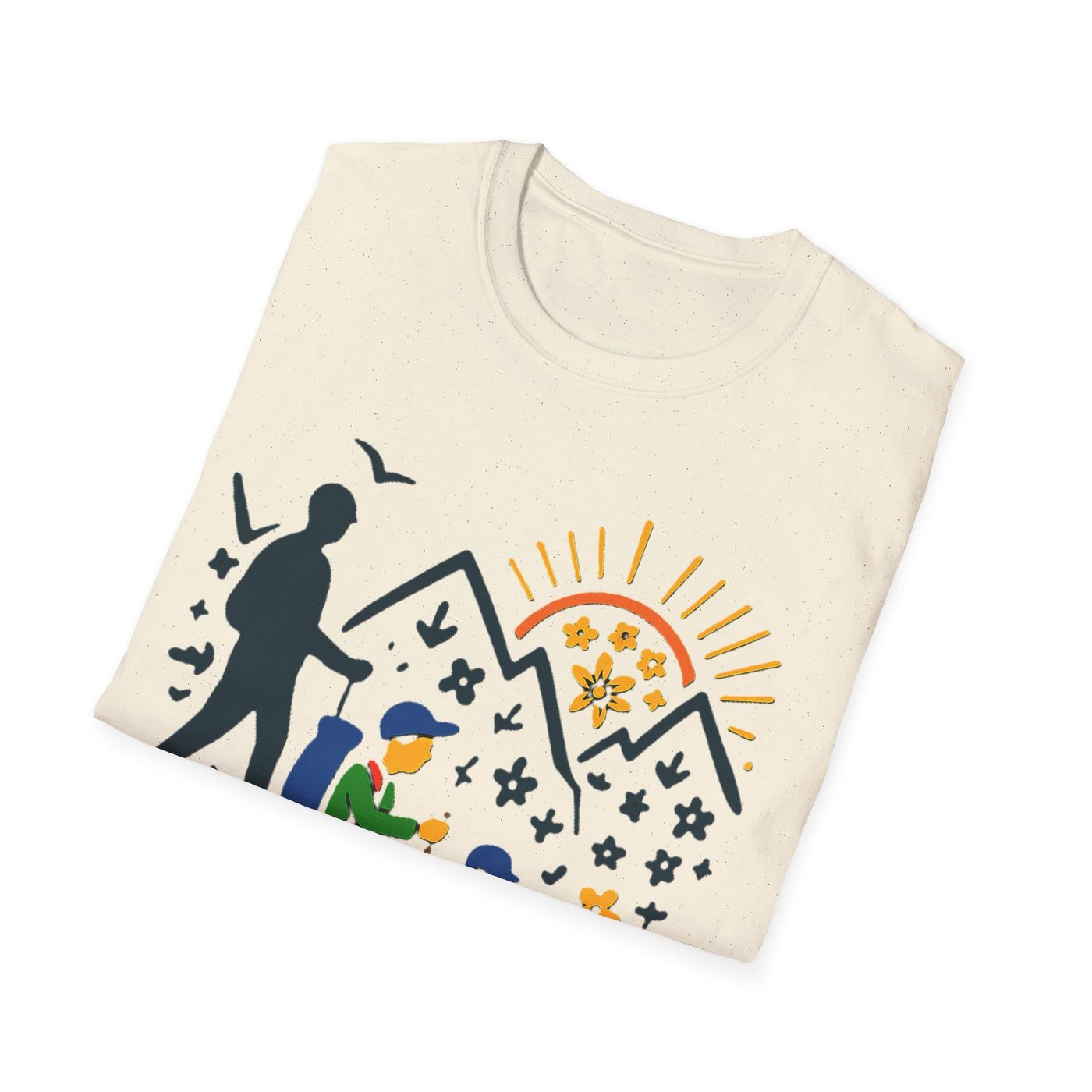Father And Child Hiking T-Shirt - Soft Unisex Tee
