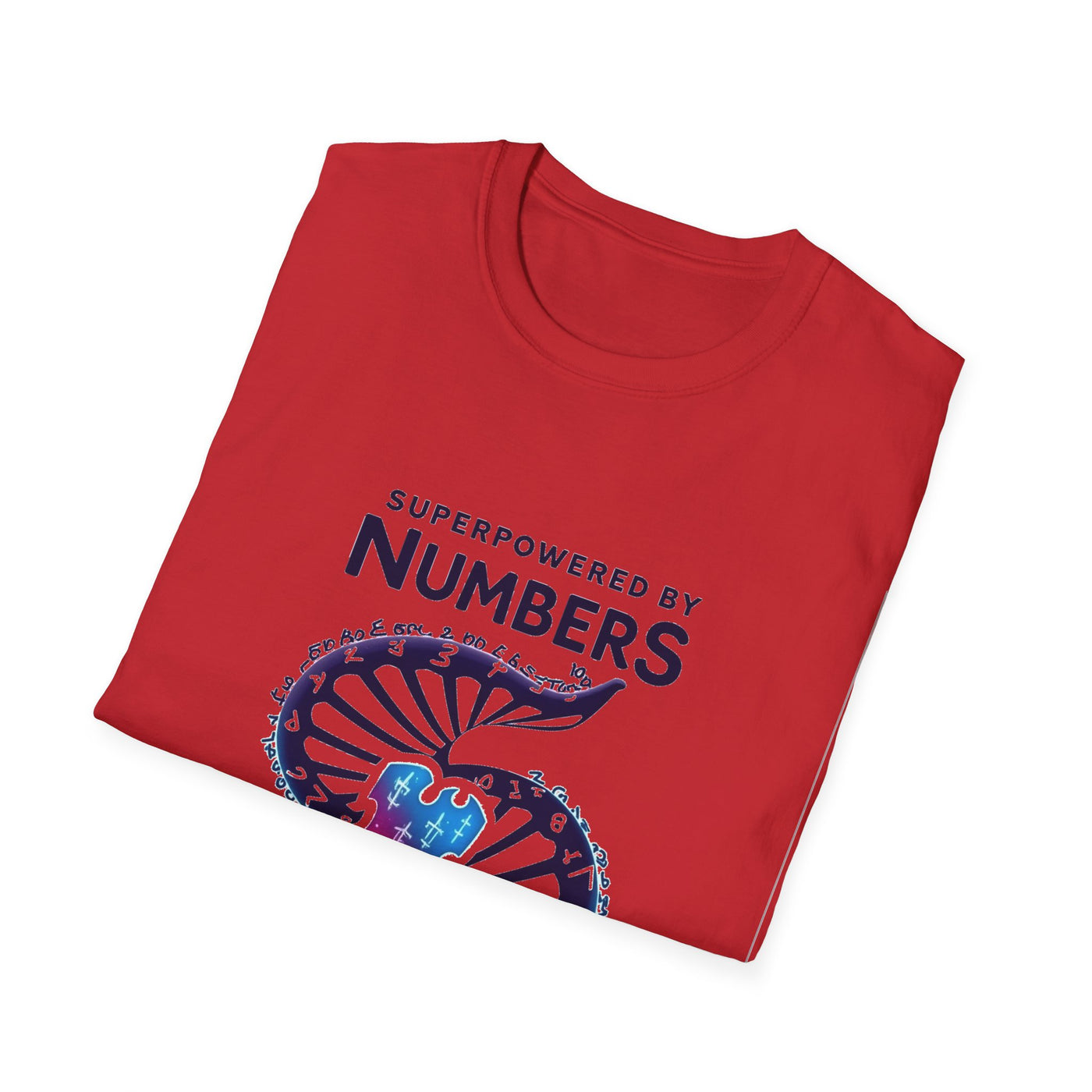Superpowered By Numbers T-Shirt - Soft Unisex Tee