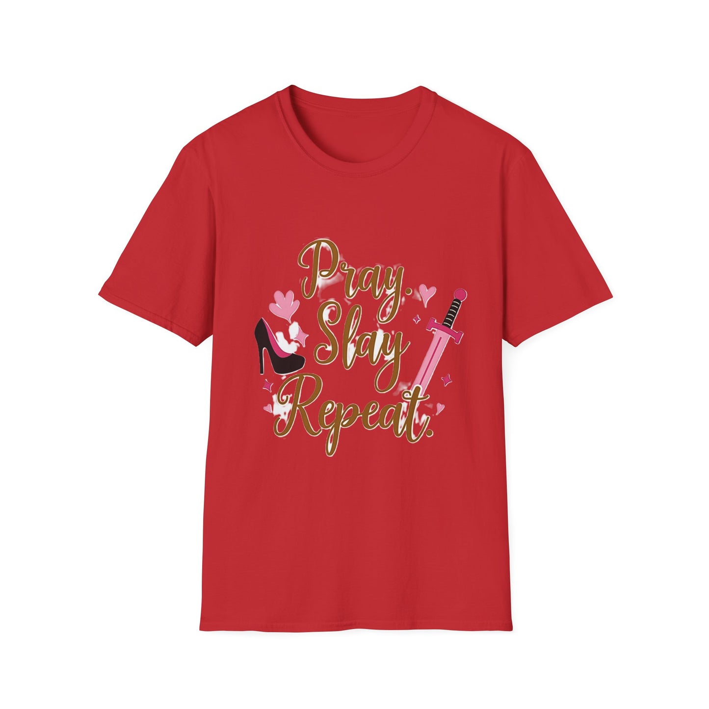 Pray Slay Repeat Shirt – Empowering Women's Strength T-Shirt with Inspirational Design