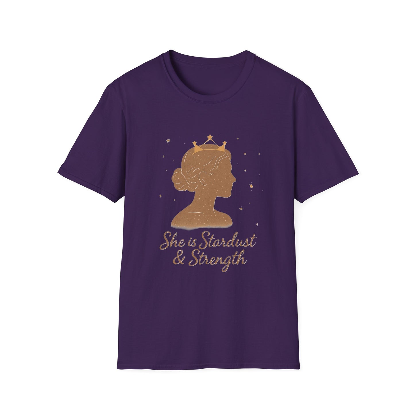 She is Stardust & Strength Shirt – Inspirational T-shirt Celebrating Inner Power and Resilience