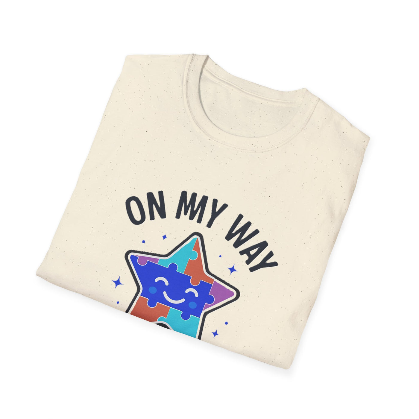 On My Way To Shine Bright Autism T-Shirt - Soft Unisex Tee