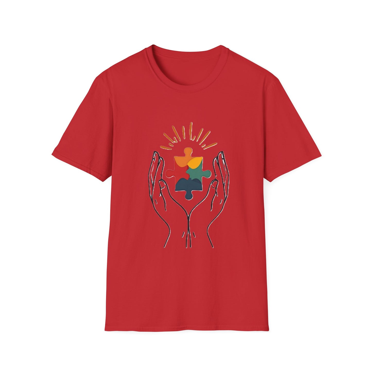 Autism Acceptance Hands of Hope T-Shirt – Neurodiversity Support & Inclusion Tee