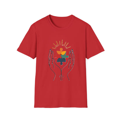 Autism Acceptance Hands of Hope T-Shirt – Neurodiversity Support & Inclusion Tee