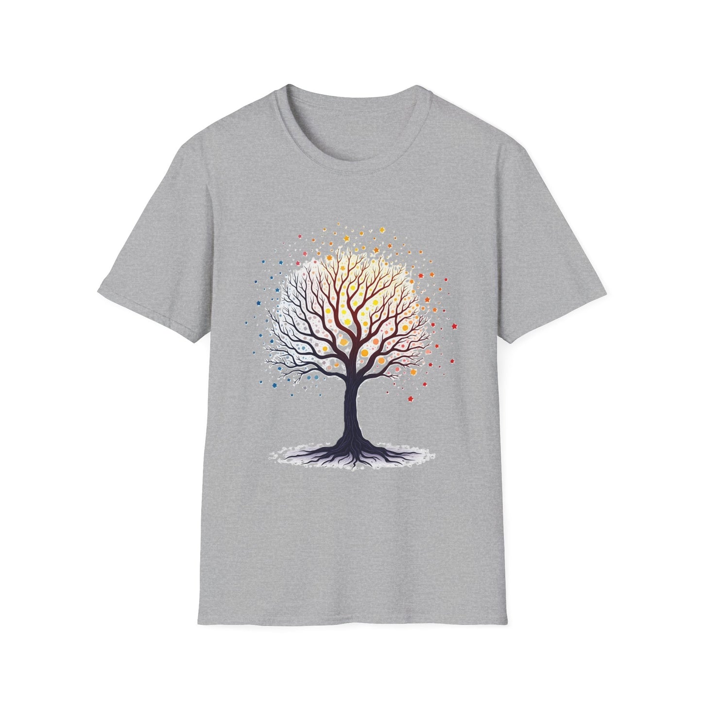 Colorful Tree of Life T-Shirt – Artistic Nature & Growth Graphic Tee