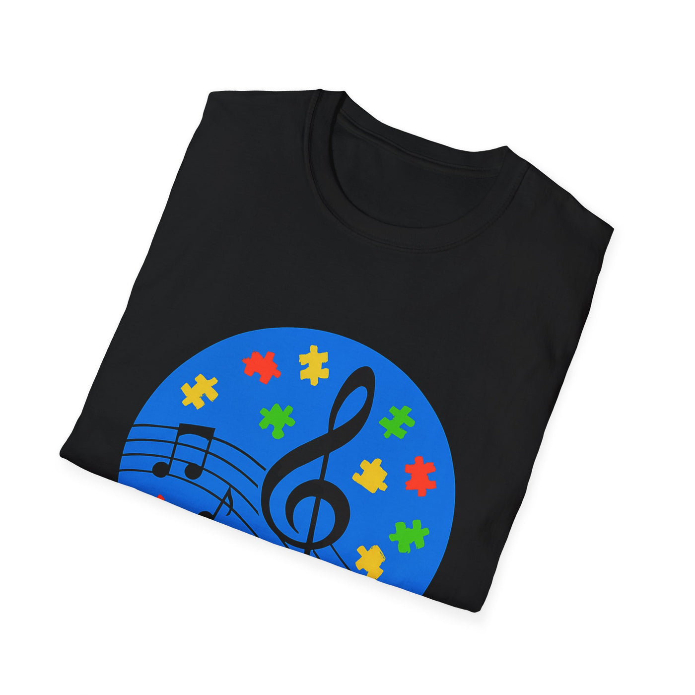 Autism Awareness Music T-Shirt - Soft Unisex Tee