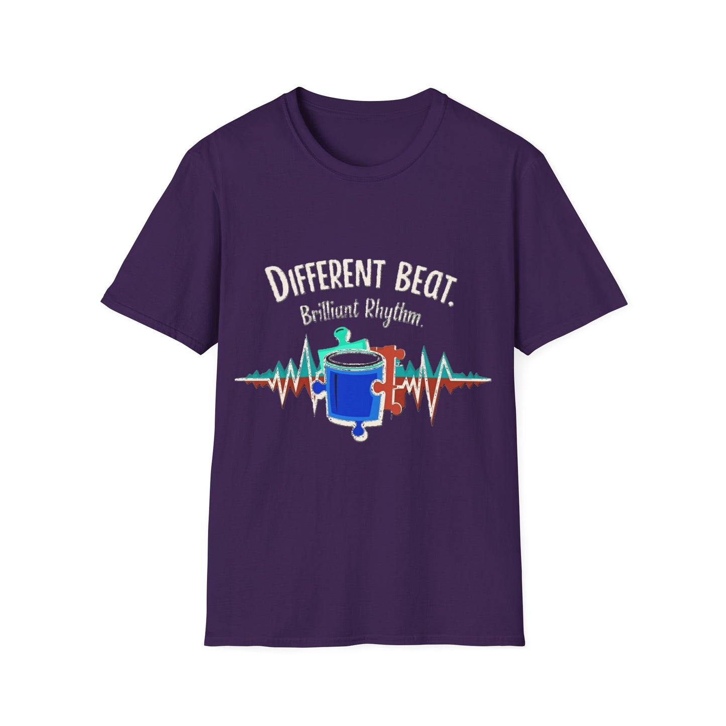 Different Beat, Brilliant Rhythm Shirt – Puzzle Piece Design for Unique Music Lovers