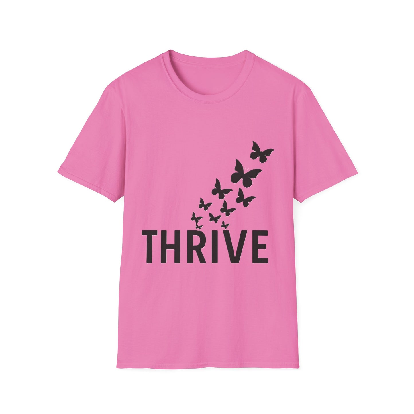 Thrive Butterfly T-Shirt – Empowerment & Growth Design
